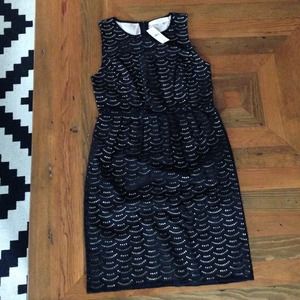 Black Eyelet Dress from Loft - Never Worn, Tags On