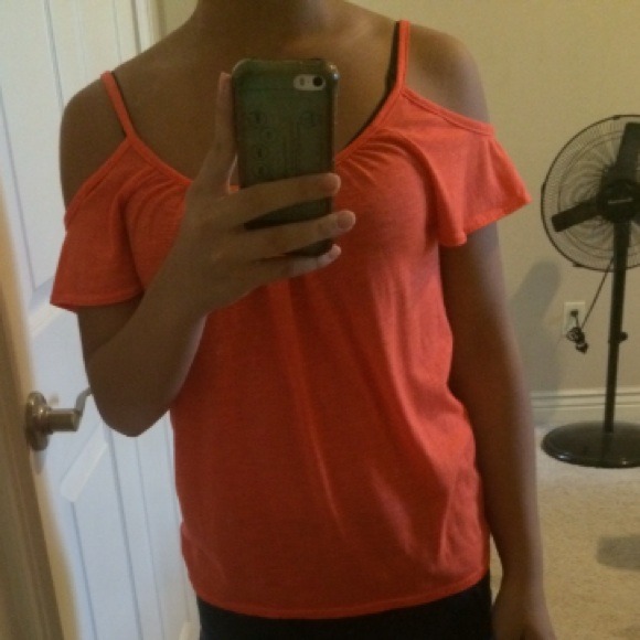 Neon orange top - Picture 2 of 2