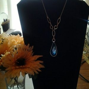 Turquoise tear drop necklace