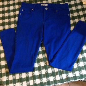 Royal blue express jeans