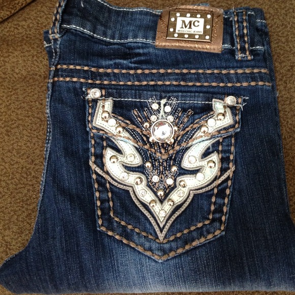 miss chic Denim - 💋Brand New 💋miss chic bling 💎jeans💎