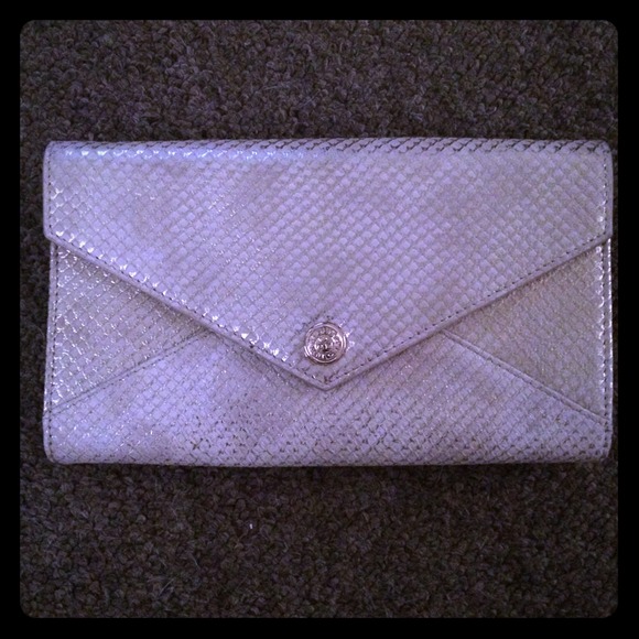Gold Rebecca minkoff wallet/ clutch