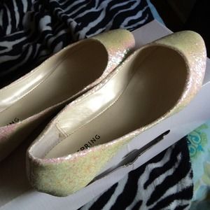 Sparkly flats