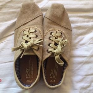 Toms Beige Cordones