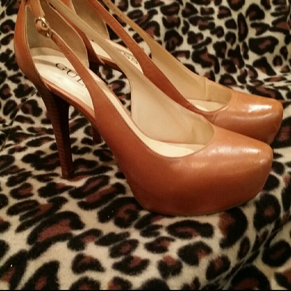 Guess heels worn only twice