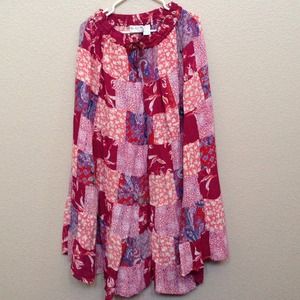 Bohemian Freespirited Pink Broomstick Gypsy Skirt