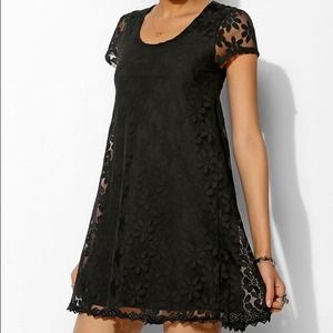Urban Outfitters Black Lace Dress