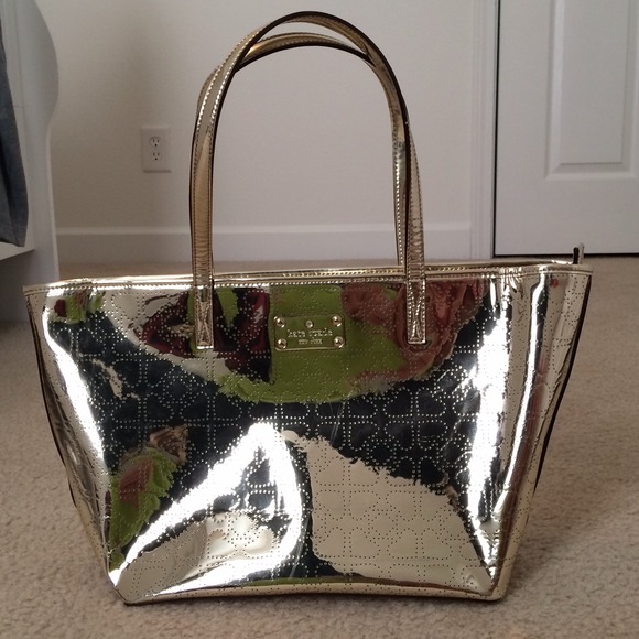 kate spade Handbags - Kate Spade Gold Handbag