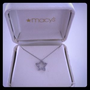 Sterling silver Star necklace