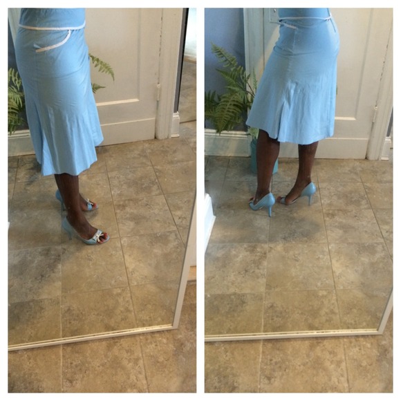 Tapered Midi Skirt - Picture 2 of 2