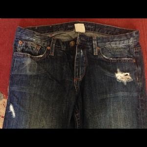 Distressed Banana Republic Jeans