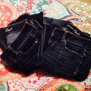 2 pair bundle of American Eagle "Artist" Jeans