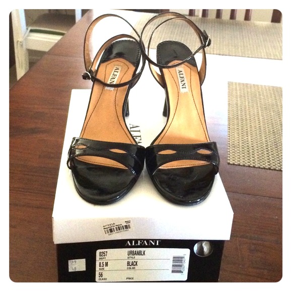 Black Patent Alfani Heels