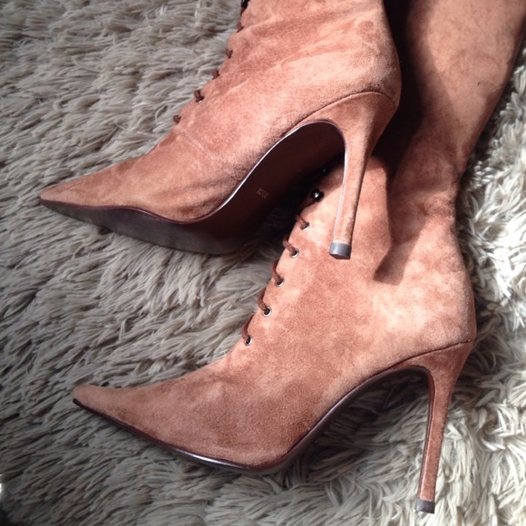 Tall Leather Boots - Picture 2 of 2