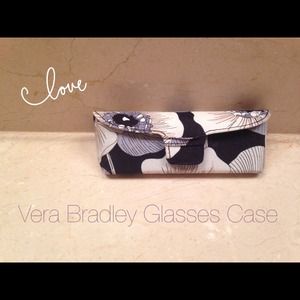 Vera Bradley Camellia glasses case