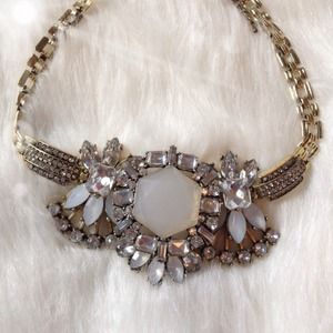 Rhinestone Statement Necklace