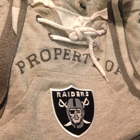 Raiders hoodie purse