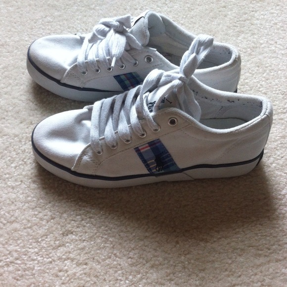 White Polo sneakers