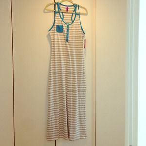 Maxi dress - cute shoulder detail!