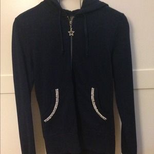 Navy blue Twisted Heart hoodie