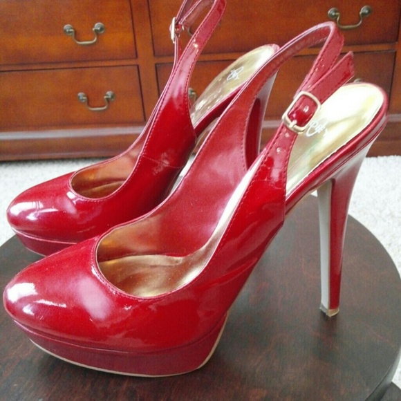 Sling back high heel shoes by joey