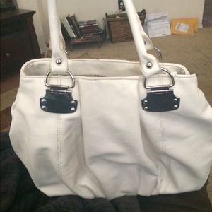 White Aldo purse