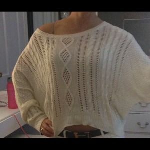 Oversized off-white sweater