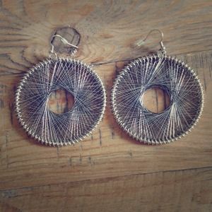 Disc earrings