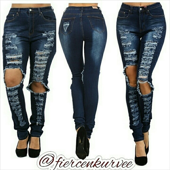*SOLD ON EBAY* destroyed Jeans