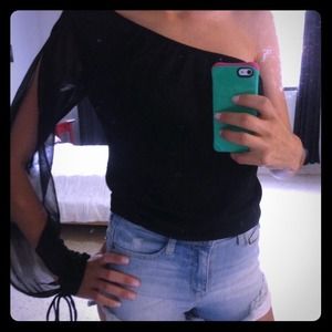 💋RUBBER DUCKY PRODUCTIONS ONE SHOULDER BLOUSE💋