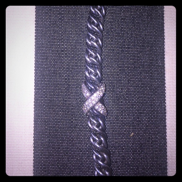 💯authentic David yurman X diamond bracelet - Picture 2 of 2