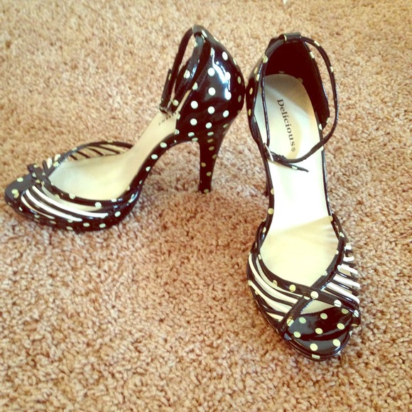 Black & White Heels