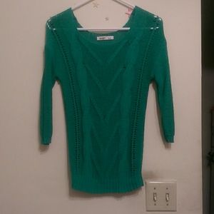 Green old navy knit sweater