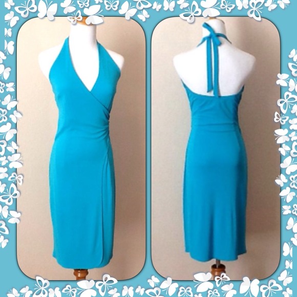 Express Jersey Halter Dress