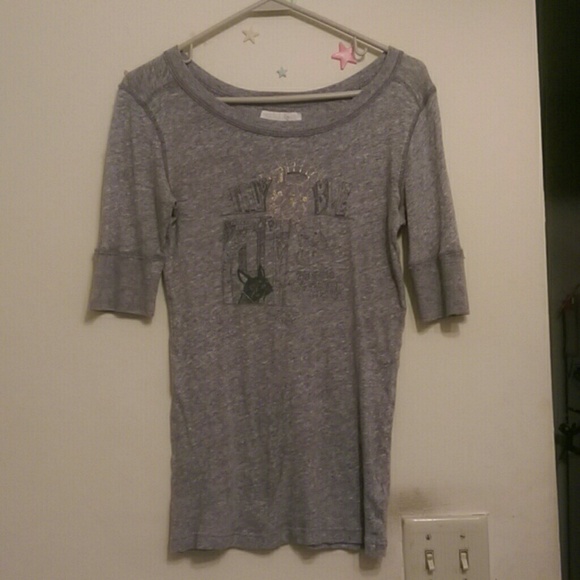 Ruehl soft grey pug shirt