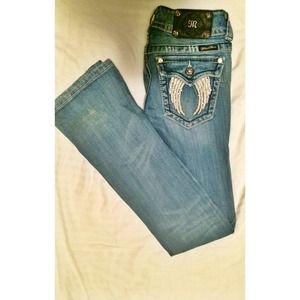 Miss Me Embellished Angel Wing Jeans