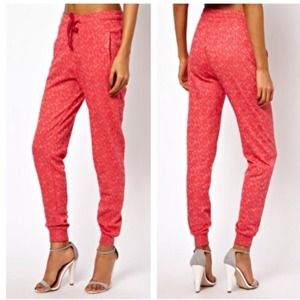 Asos floral jogger pants