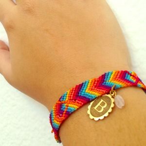 Chevron B bracelet/anklet