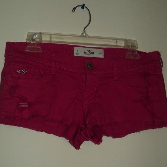 Hollister Pink/Fuchsia Mini Shorts