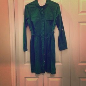 Reduced! For @sillyjess! Green Button down dress