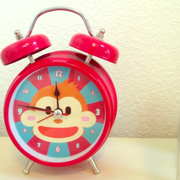 Old fashion monkey clock