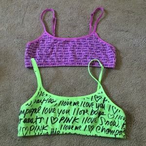 PINK yoga bralette