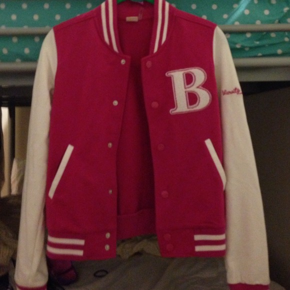 Pink Varsity Jacket