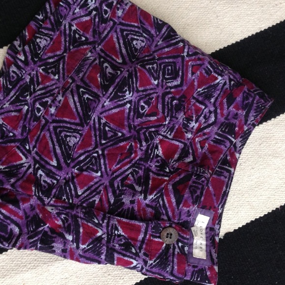 Patterned linen purple shorts 😍😍 - Picture 4 of 4