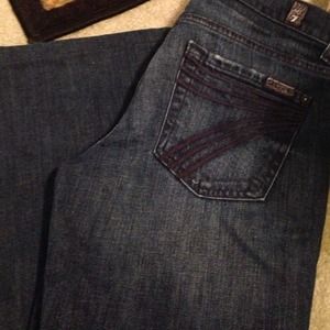 7 jeans size 26 wide leg