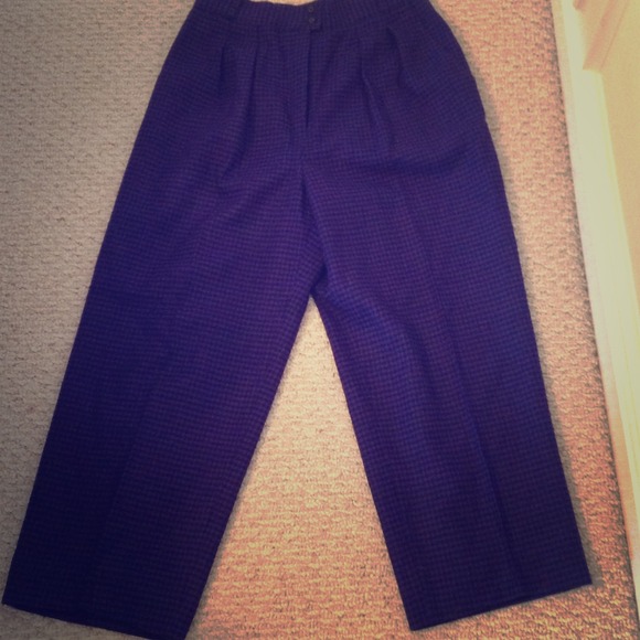Christian Dior Vintage Houndstooth Pants