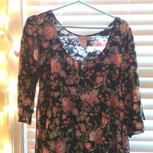 floral baby doll dress
