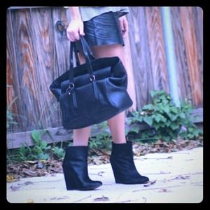 Zara pony haired booties