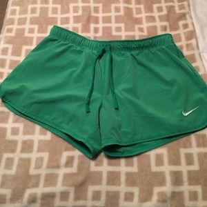 Green Nike Running Shorts