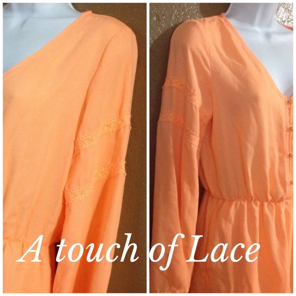 Host Pick💋Gianni Bini Bright Orange Romper💋 - Picture 3 of 4